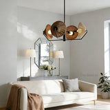 Camilla Round Rattan Chandelier - thebelacan