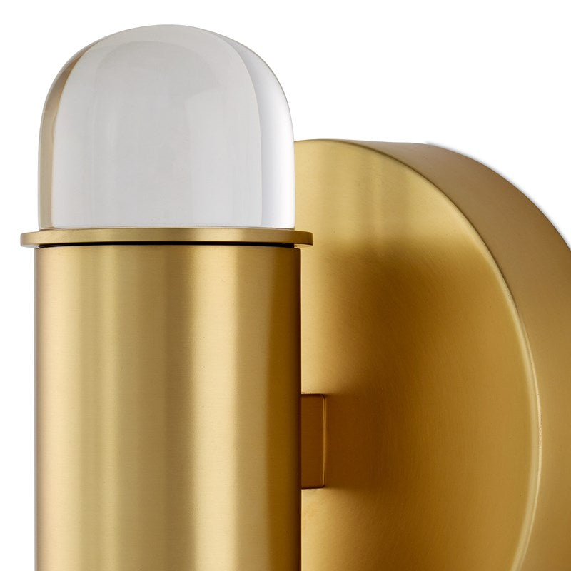 Alabaster Capsule Wall Sconce - thebelacan
