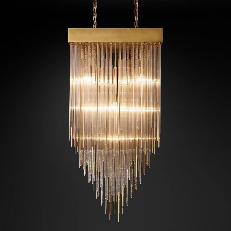 Cascada Square Chandelier 30" - thebelacan