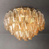 Chara Clear Glass Flushmount 17" - thebelacan