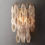 Chara Clear Glass Short Wall Sconce - thebelacan