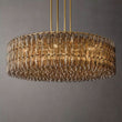 Chara Smoke Glass Round Chandelier 62" - thebelacan