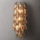 Chara Smoke Glass Grand Wall Sconce - thebelacan