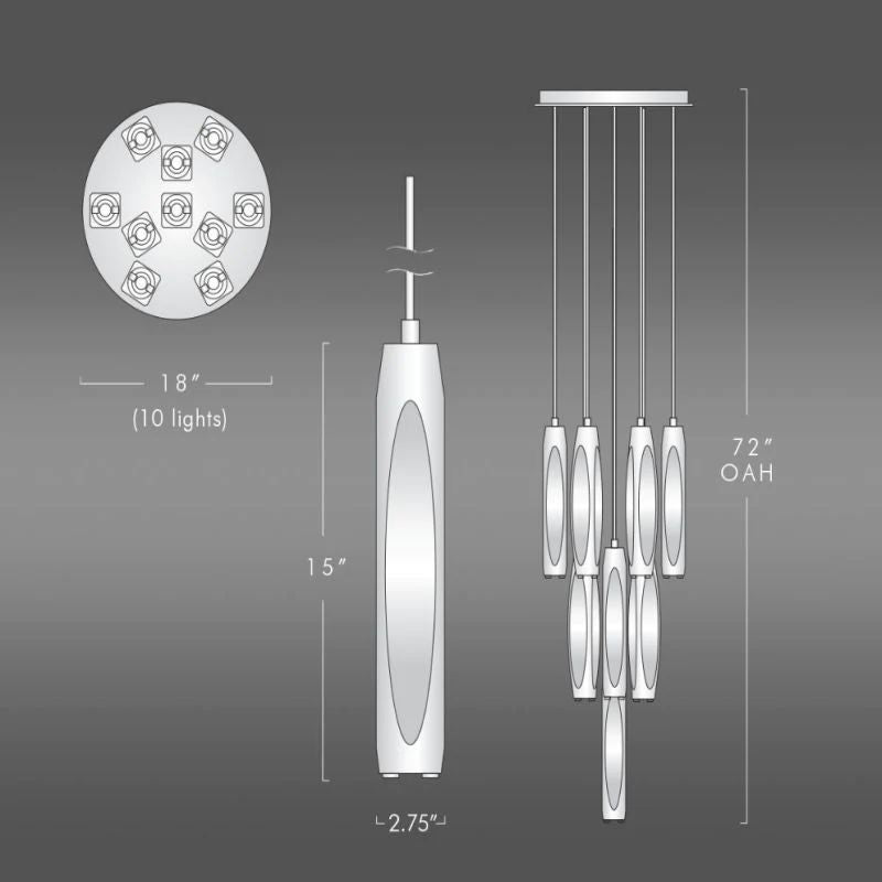 Chartier Crystal 10-Light Round Chandelier - thebelacan