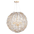Cherish 8 Lights Spherical Chandelier 30"D - thebelacan