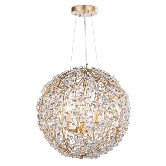 Cherish 6 Lights Spherical Chandelier 20"D - thebelacan