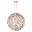 Cherish 6 Lights Spherical Chandelier 20"D - thebelacan