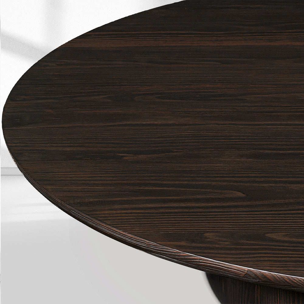 Cirglam Pedestal Round Coffee Table - thebelacan