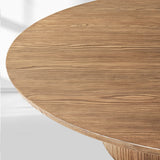 Cirglam Pedestal Round Coffee Table - thebelacan