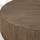 Cirglam Plinth Round Coffee Table - thebelacan