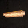 Claira Glass Rectangular Chandelier 41"49"52"72" - thebelacan