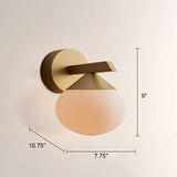 Cosmo Geometric Globe Wall Sconce