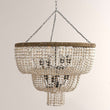 Crane Three-layer Round Beads Chandelier
