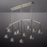 Crescent Linear Chandelier 72'' - thebelacan