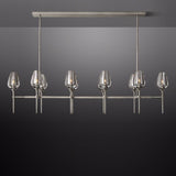 Crystal Tulip Linear Chandelier 65'' - thebelacan