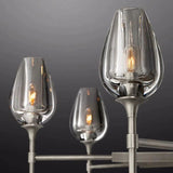 Crystal Tulip Round Chandelier 54'' - thebelacan