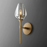 Crystal Tulip Wall Sconce - thebelacan