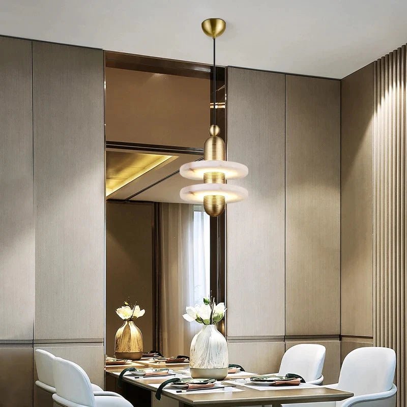Csilla Alabaster Pendant Light - thebelacan