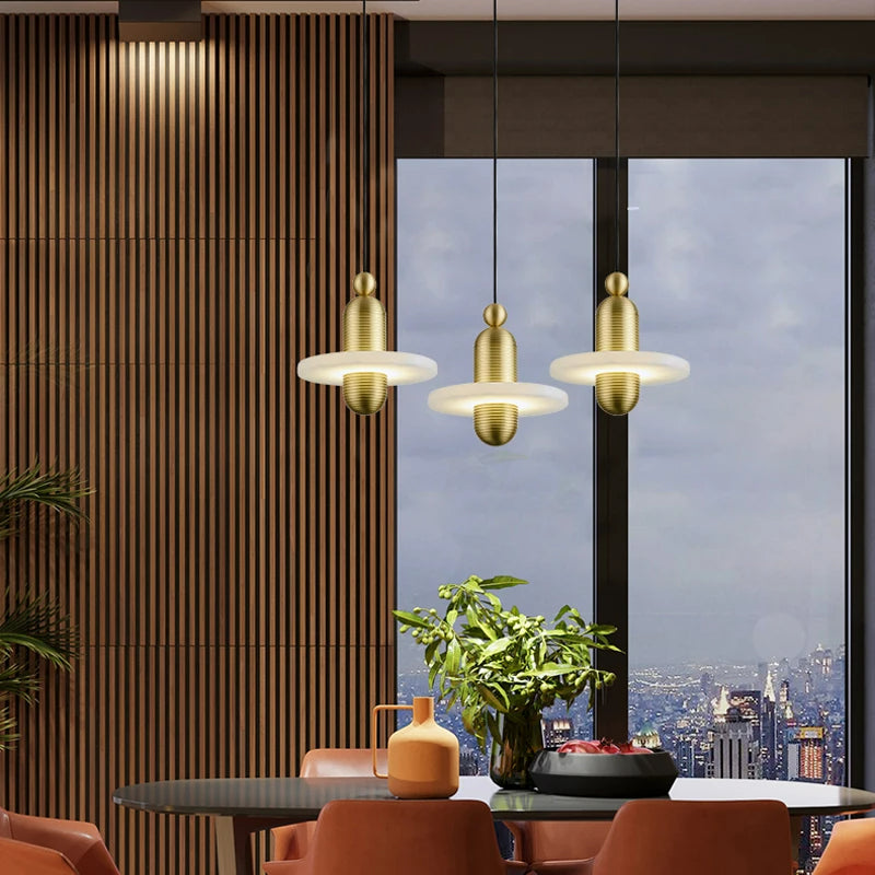 Csilla Alabaster Pendant Light - thebelacan