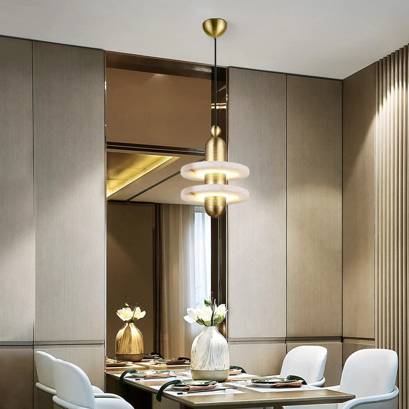 Csilla Alabaster Pendant Light - thebelacan