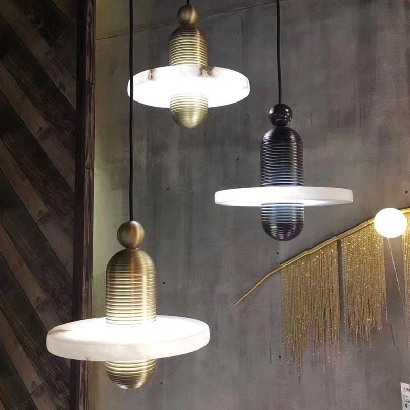 Csilla Alabaster Pendant Light - thebelacan