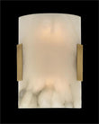Curved Alabaster Wall Sconce - thebelacan