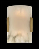Curved Alabaster Wall Sconce - thebelacan