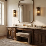 Delsia Fluted Glass Wall Sconce