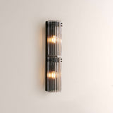 Delsia Fluted Glass Wall Sconce