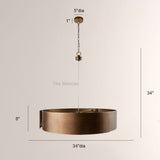 Dunbar Medium Round Chandelier - thebelacan