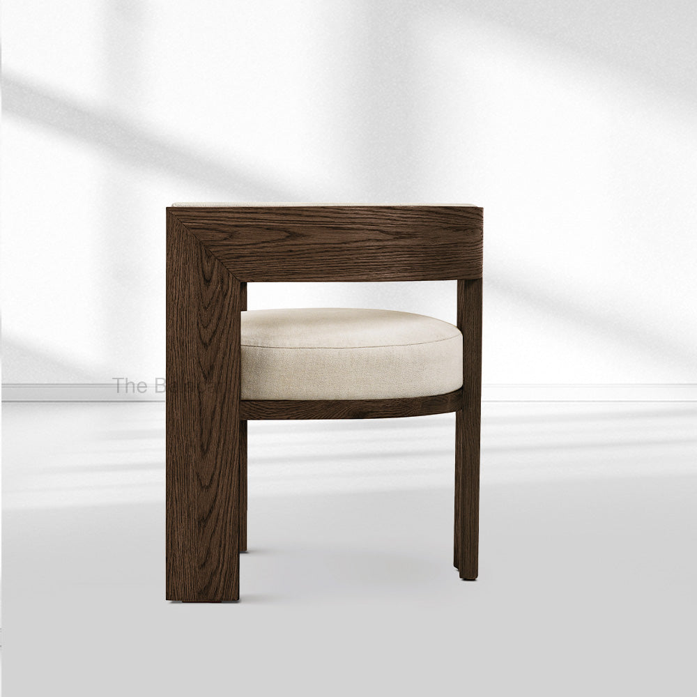 Elgin Fabric Dining Armchair - thebelacan