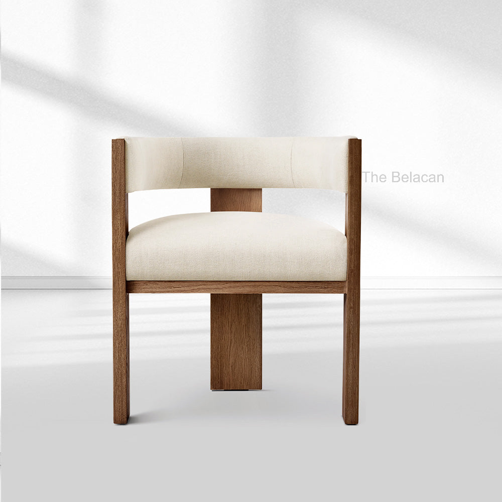 Elgin Fabric Dining Armchair - thebelacan
