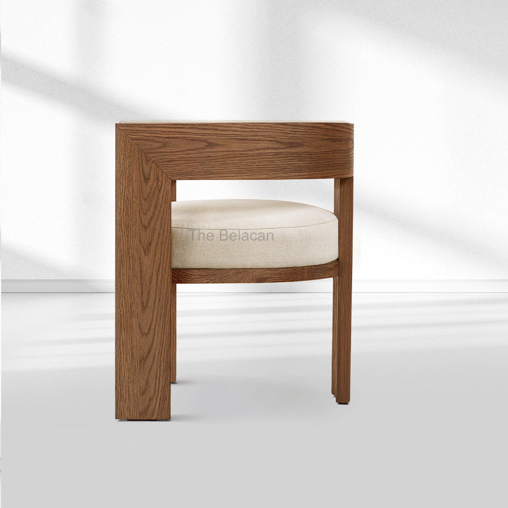 Elgin Fabric Dining Armchair - thebelacan