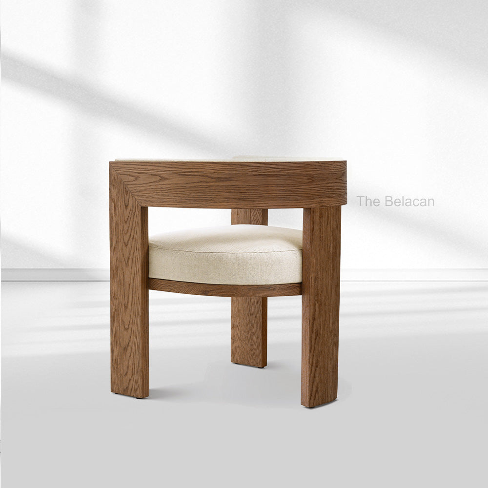 Elgin Fabric Dining Armchair - thebelacan
