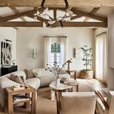 Alabaster Artistic Modern Chandelier for Bar Area - thebelacan