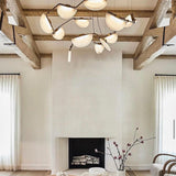 Alabaster Artistic Modern Chandelier for Bar Area - thebelacan