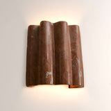 Faience Sculptural Marble Wall Sconce