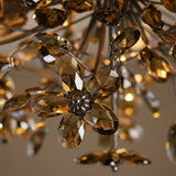 Fiora Crystal Floral Flush Mount