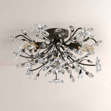 Fiora Crystal Floral Flush Mount