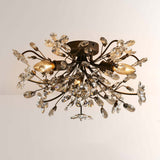 Fiora Crystal Floral Flush Mount