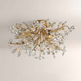 Fiora Crystal Floral Flush Mount