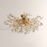 Fiora Crystal Floral Flush Mount