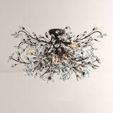 Fiora Crystal Floral Flush Mount