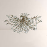 Fiora Crystal Floral Flush Mount