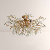 Fiora Crystal Floral Flush Mount