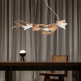 Folio Branch Brass Chandelier - thebelacan