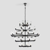 Foyer 5-Tier Crystal Chanderlier 70" W - thebelacan