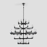 Foyer 5-Tier Crystal Chanderlier 70" W - thebelacan