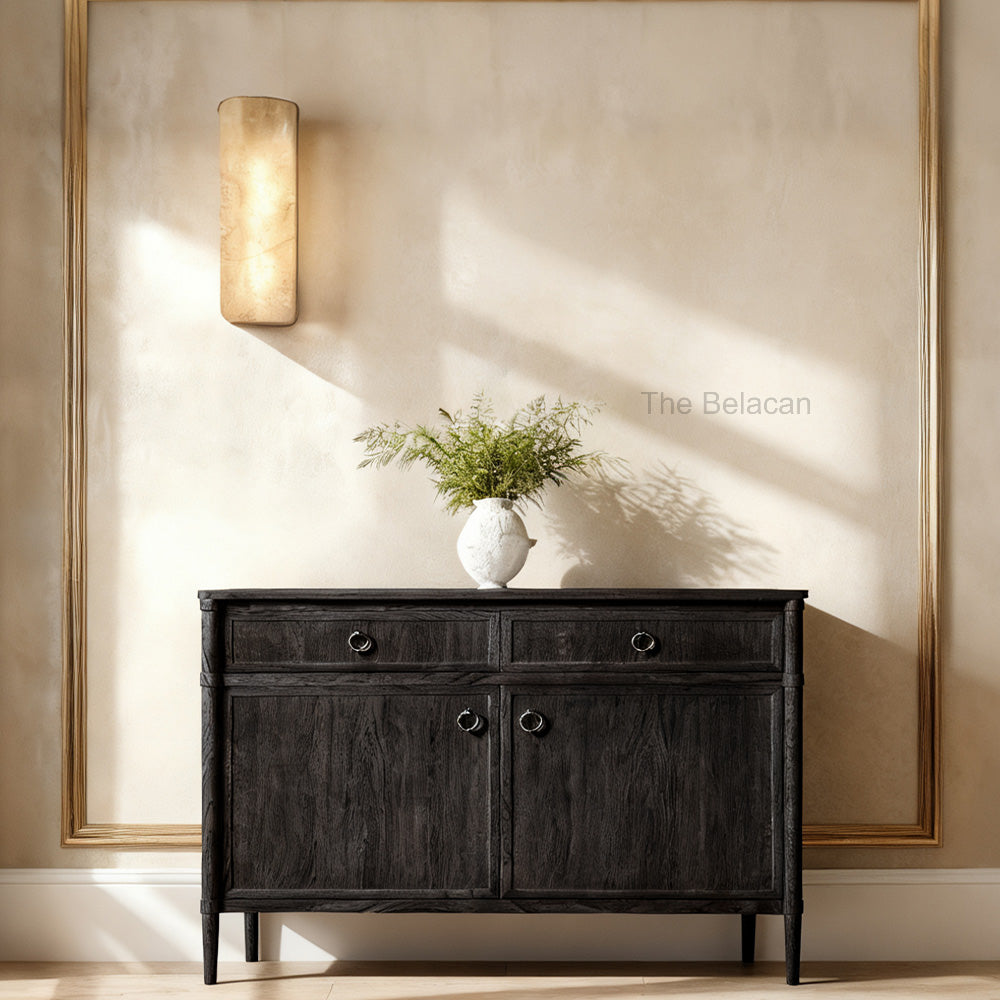 Fraboutiq Double-Door Sideboard with Drawers - thebelacan