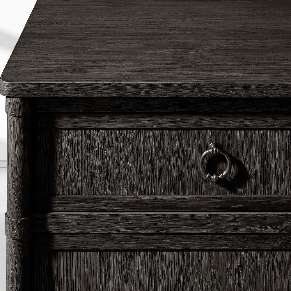 Fraboutiq Double-Door Sideboard with Drawers - thebelacan